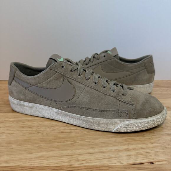 Nike Blazer Low 'Khaki' Low Top Sneakers Men’s Size 9.5 - 371760-208 SB - Picture 8 of 9